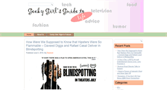 Desktop Screenshot of geekygirlguide.com